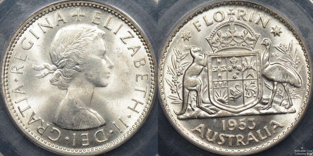 1953 Florin PCGS MS64