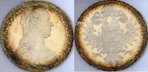 Austria 1780 Maria Theresa Taler Restrike