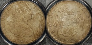 Bolivia 1799PP 8 Reales PCGS Environmental Damage