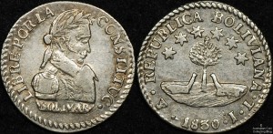 Bolivia 1830IL Half Sol