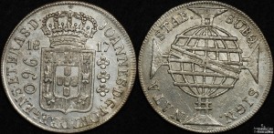 Brazil 1817R 960 Reis