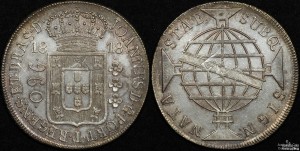 Brazil 1818R 960 Reis