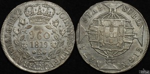 Brazil 1819R 960 Reis