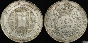 Brazil 1819R 960 Reis