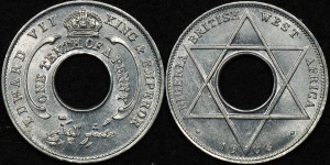 British West Africa 1908 1/10d Aluminium