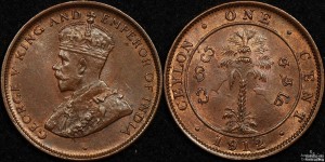 Ceylon 1912 Cent