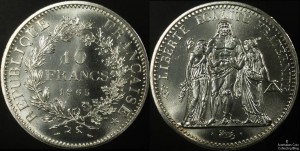 France 1965 10 Francs