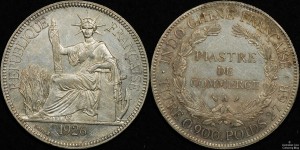 French Indo China 1927 Piastre