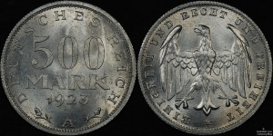Germany 1923A 500 Mark