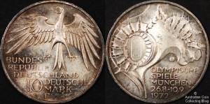 West Germany 1971F 10 Mark