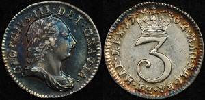 Great Britain 1762 Threepence