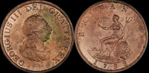 Great Britain 1799 Half Penny