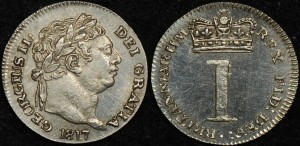 Great Britain 1817 Maundy penny