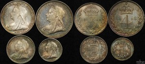 Great Britain 1890 Maundy Set