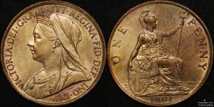 Great Britain 1901 Penny