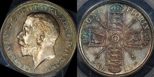 Great Britain 1911 Florin PR65