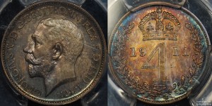 Great Britain 1911 Maundy 4d PCGS PR65