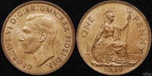 Great Britain 1949 Penny