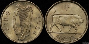 Ireland 1952 Shilling