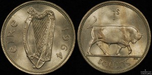 Ireland 1964 Shilling