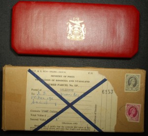 Rhodesia and Nyasaland 1955 Proof Set Box and Packaging