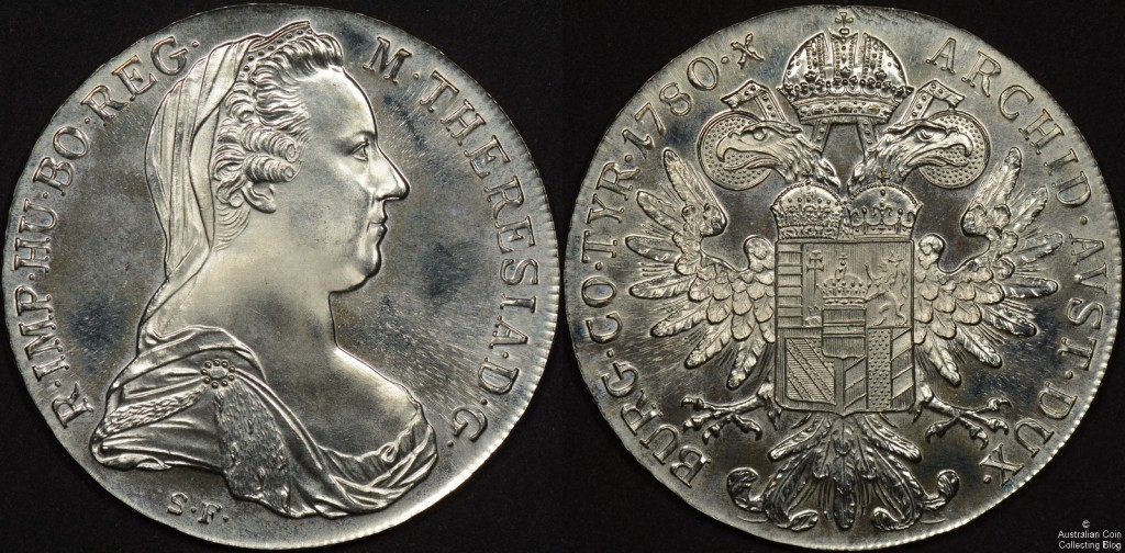 1780 Maria Theresa Taler Restrike
