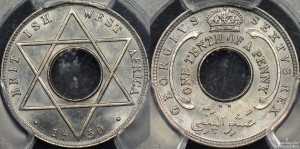 British West Africa 1950KN 1/10 Penny PCGS SP66 