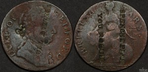 1797 Duke of Bedford Counterfeit Half Penny
