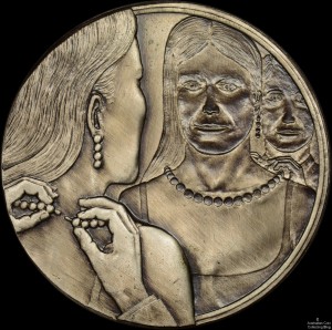 "Gift of Jewellery" Art Medal by Michael Meszaros