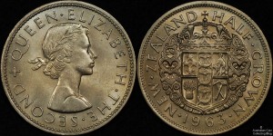 New Zealand 1963 Half Crown