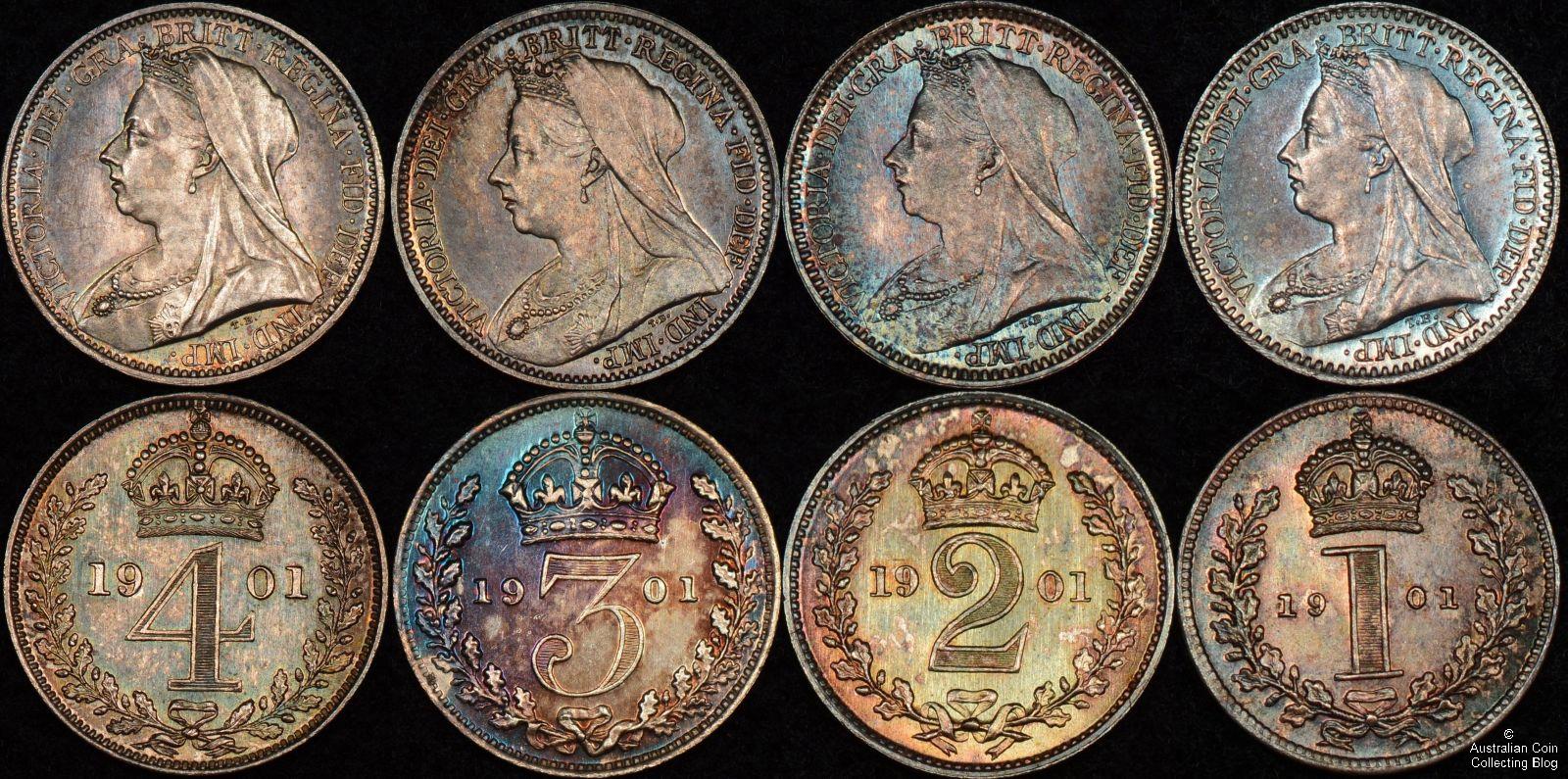 Great Britain 1901 Maundy Set