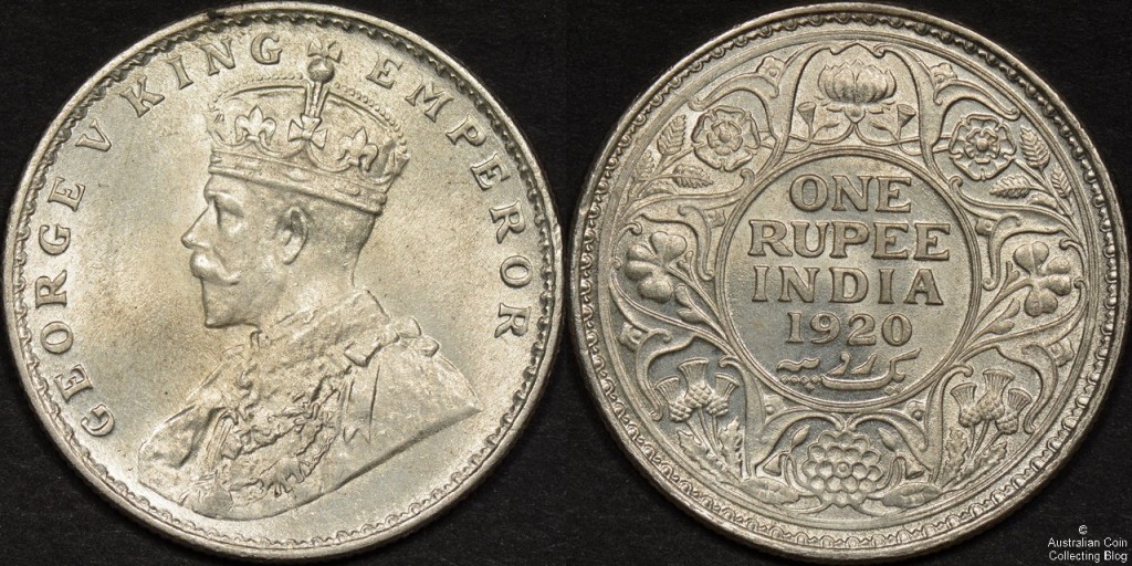 India 1920C Rupee