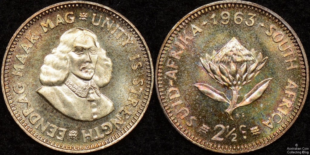 South Africa Proof 2 1/2c