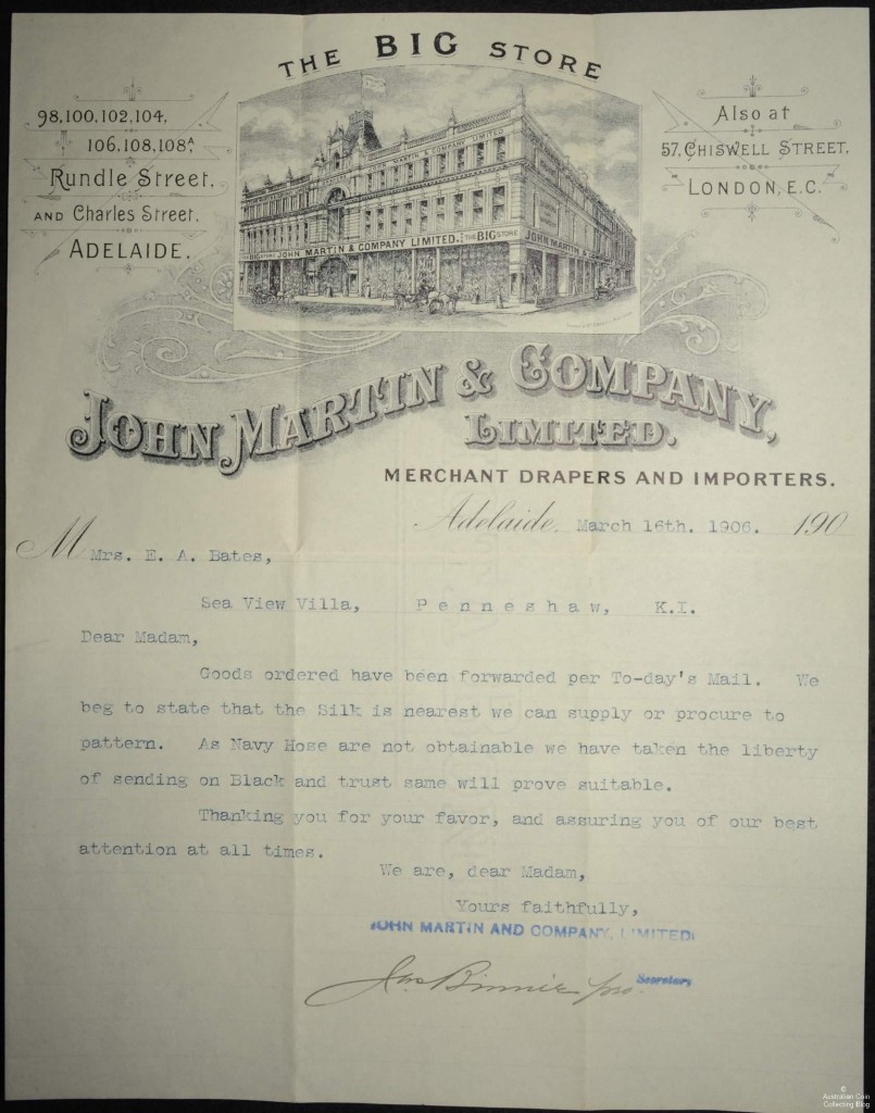 John Martin Letter