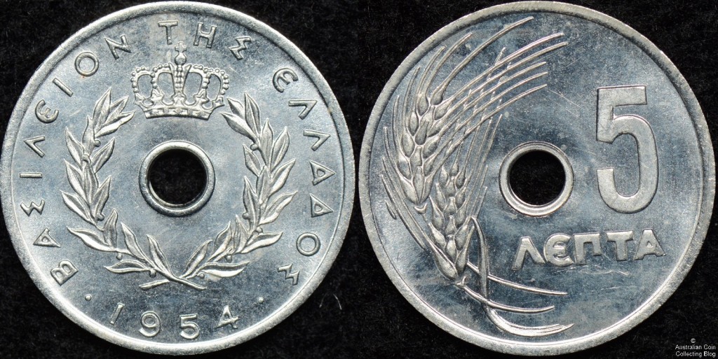 Greece 1954 5 Lepta