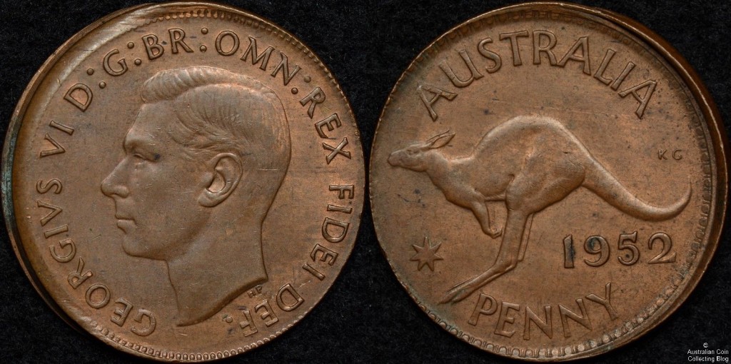 Australia 1952 Melbourne Penny Ramstrike Error