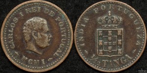 Portuguese India 1/12 Tanga