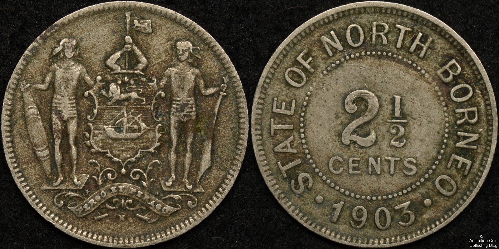 British North Borneo 1903H 2 1/2 Cent