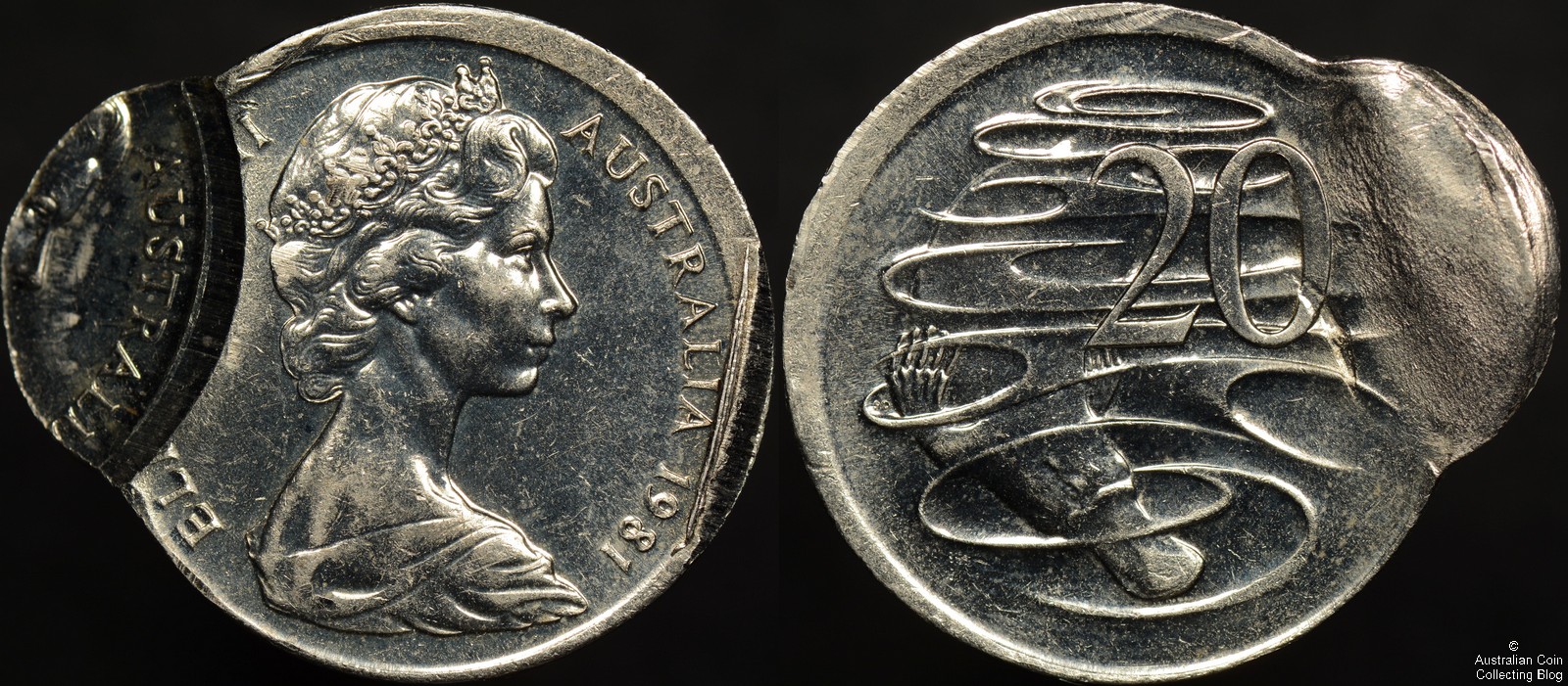 1981 20 Cent Coin Error