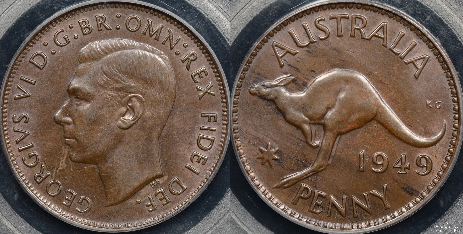 Australia 1949 Penny PCGS MS64BN