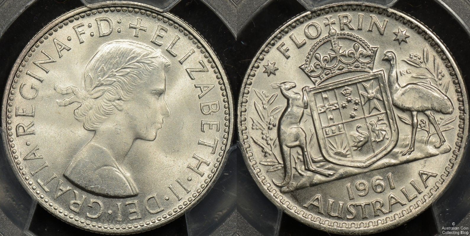 Australia 1961 Florin PCGS MS65 – Our Coin Catalog