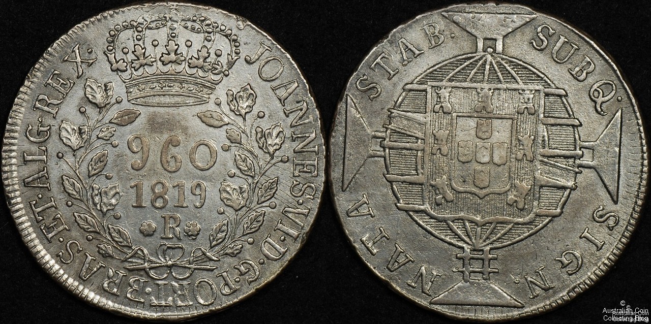 Brazil 1819 960R aEF