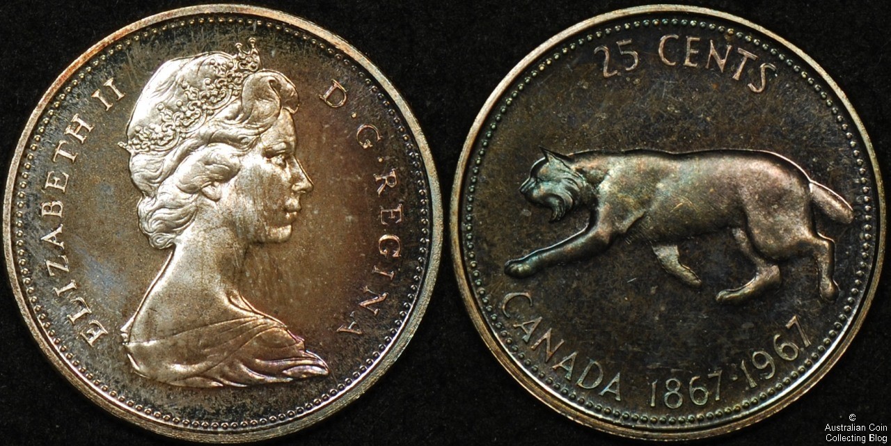 Canada 1967 25c Specimen