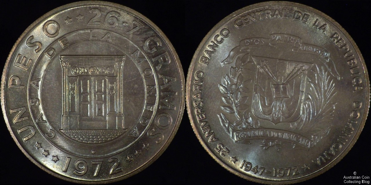 Dominican Republic 1972 1 Peso PCGS MS66