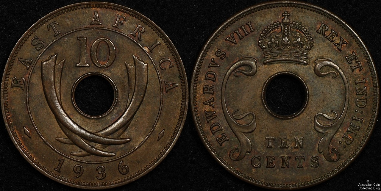 East Africa 1936 10c VF