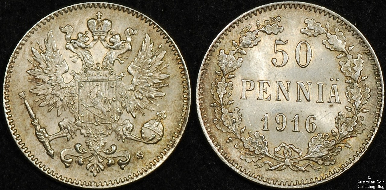 Finland 1916 50p UNC