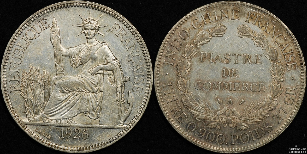 French Indo China 1926 Piastre EF