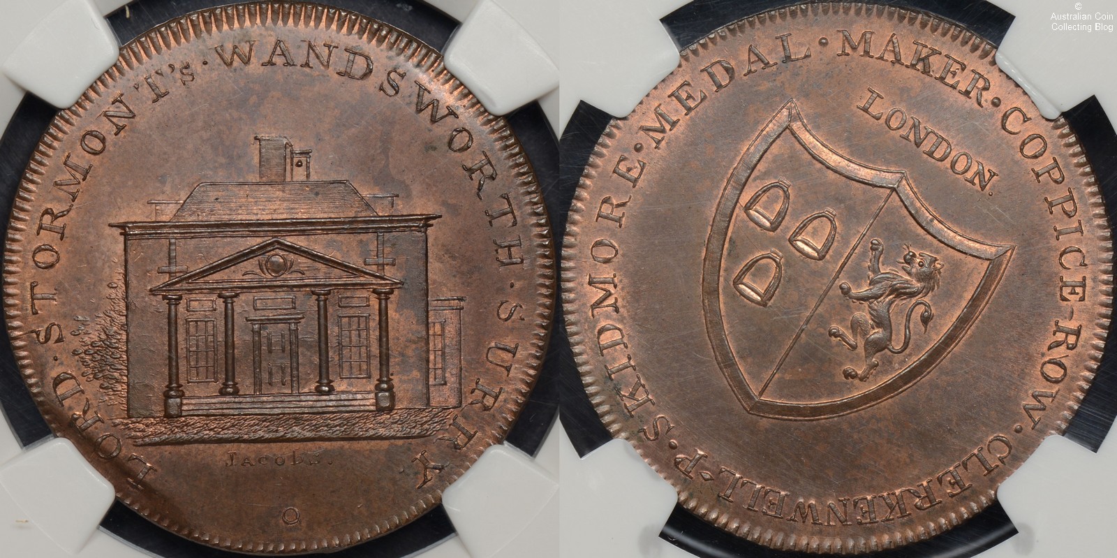 Great Britain 1790’s Penny Middlesex Skidmore’s Token