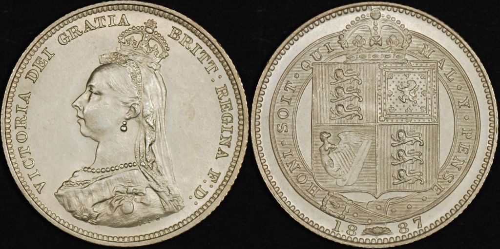 Great Britain 1887 1s
