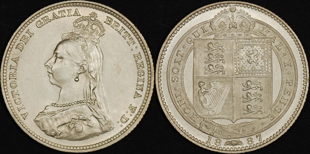 Great Britain 1887 1s